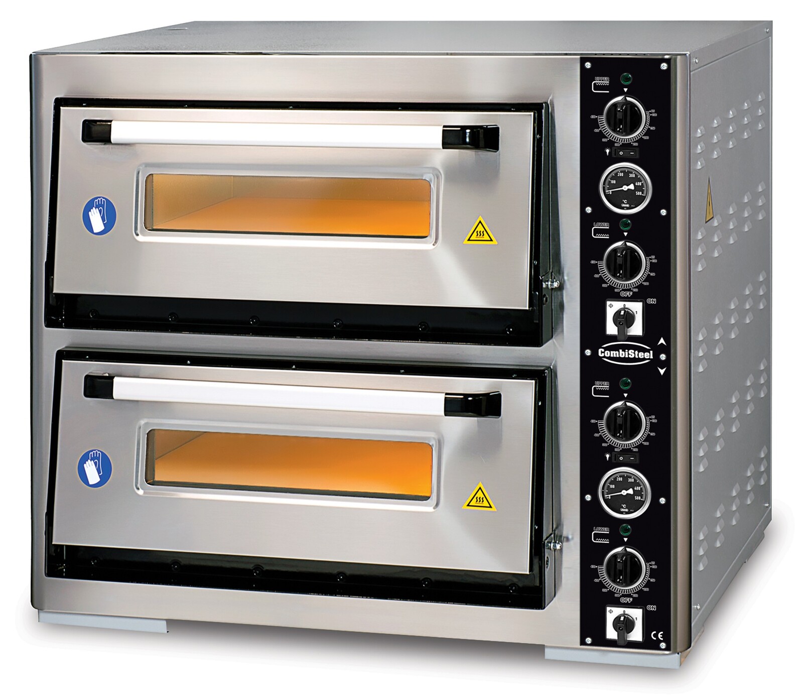 Combisteel Double Electric Pizza Oven 2x6 Pizzas, 12 kW 1