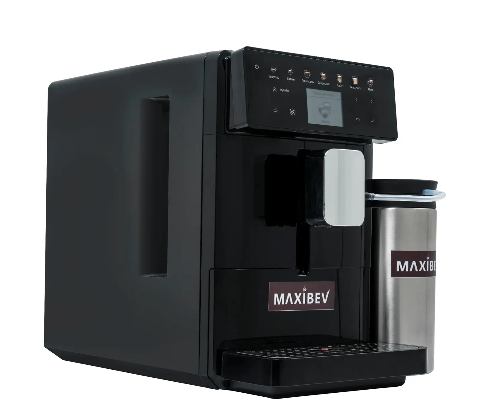 Maxibev BTC-10 Auto Coffee Machine with 1.3L Tank & Milk Flask 3
