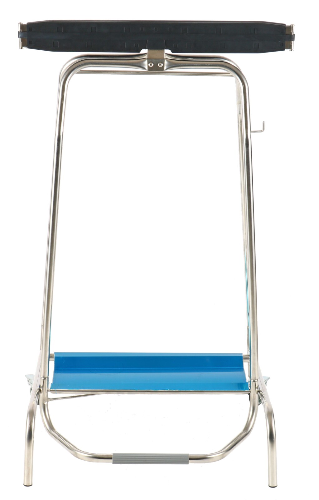 Combisteel Pedal Controlled Trash Bag Holder, Mobile Stainless Steel 2