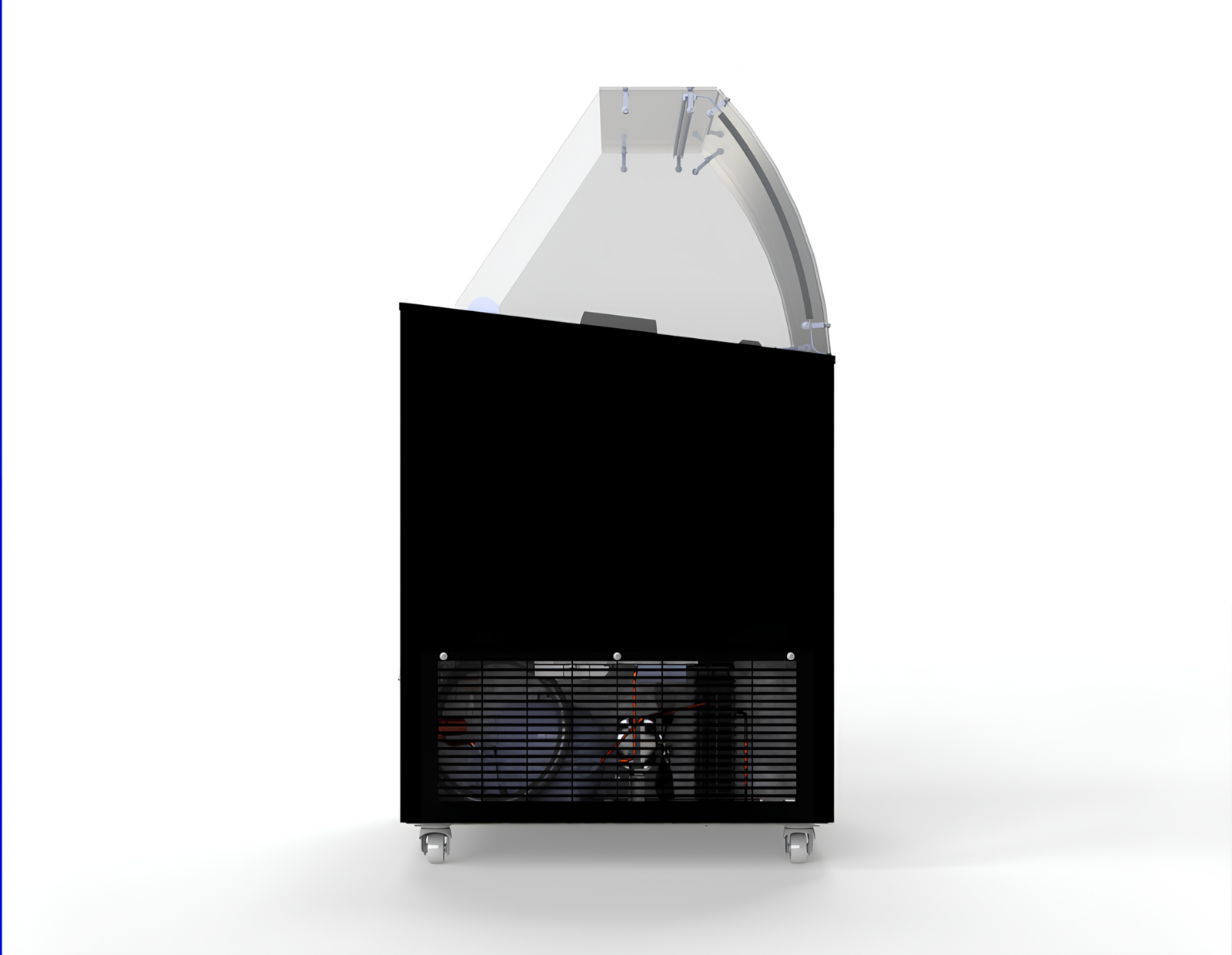 Combisteel Ice Cream Display Corsica Black 6x5L, Static Cooling 3