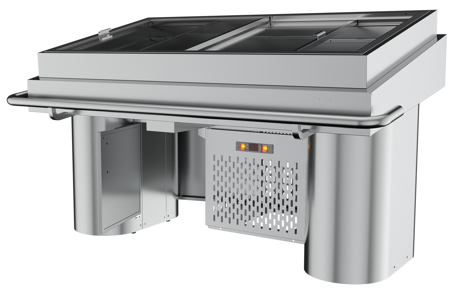 Combisteel Refrigerated Fish Counter 1700mm, Static Cooling, Digital Display 3