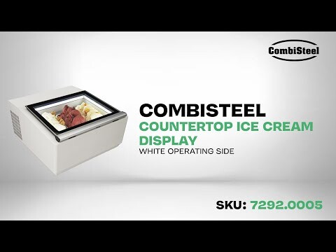 Combisteel Countertop Ice Cream Display Freezer 670mm White 6