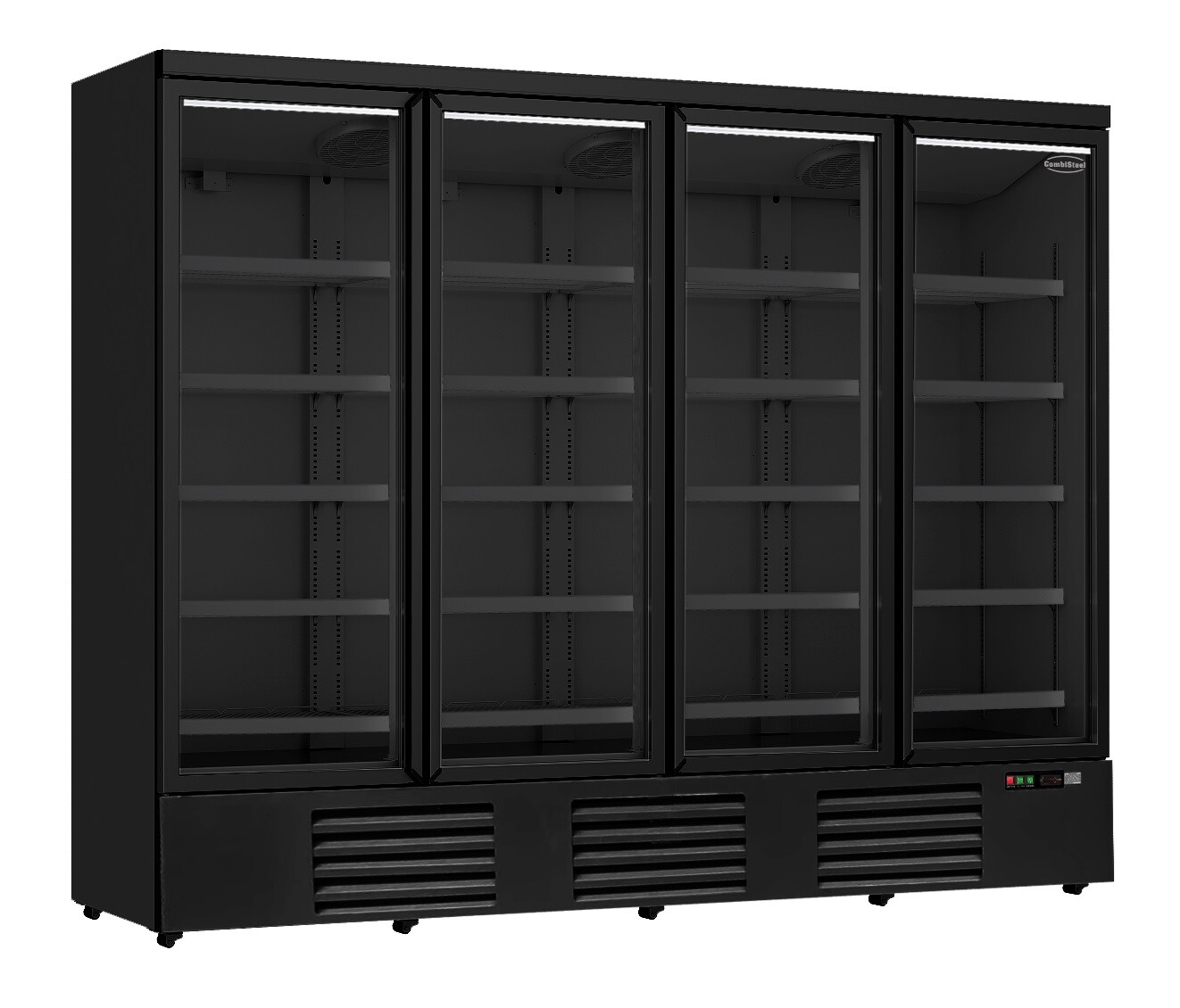 Combisteel 4 Glass Door Refrigerator 2025L Black JDE-2025R BL 1