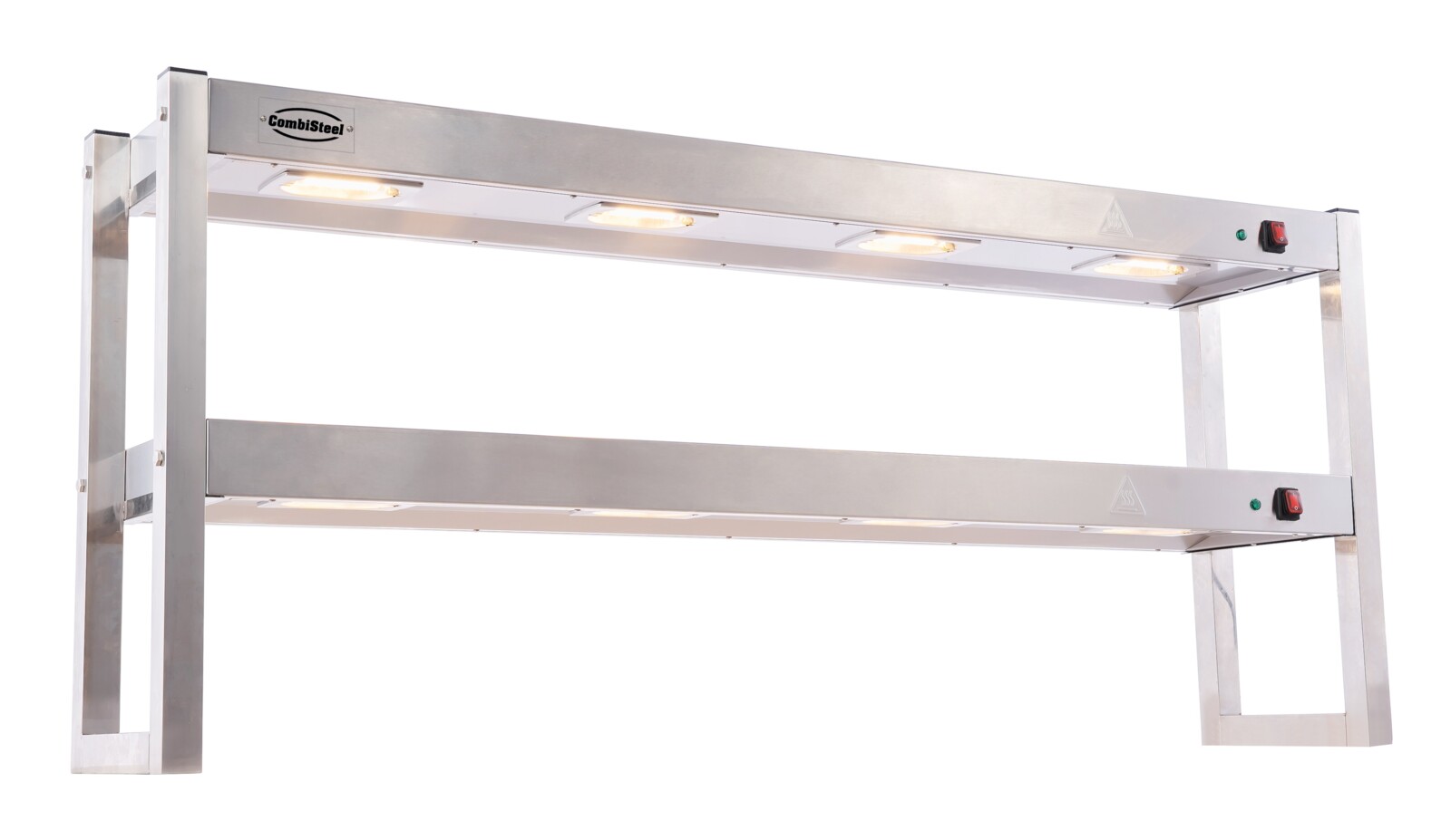 Combisteel Halogen Heated Overshelf 2 Levels, 1500mm, 2.4kW 3