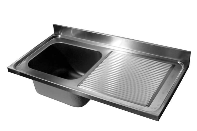 Combisteel Sink Unit Tabletop 700mm Deep, 1200mm Wide, Left Bowl 2