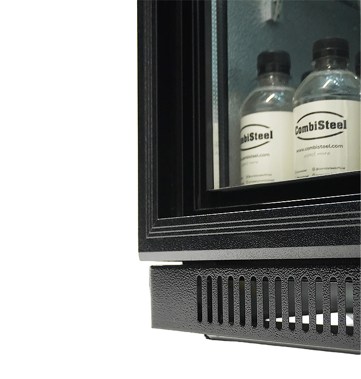 Combisteel Backbar Cooler Black 2 Sliding Doors, 198L, Ventilated 6