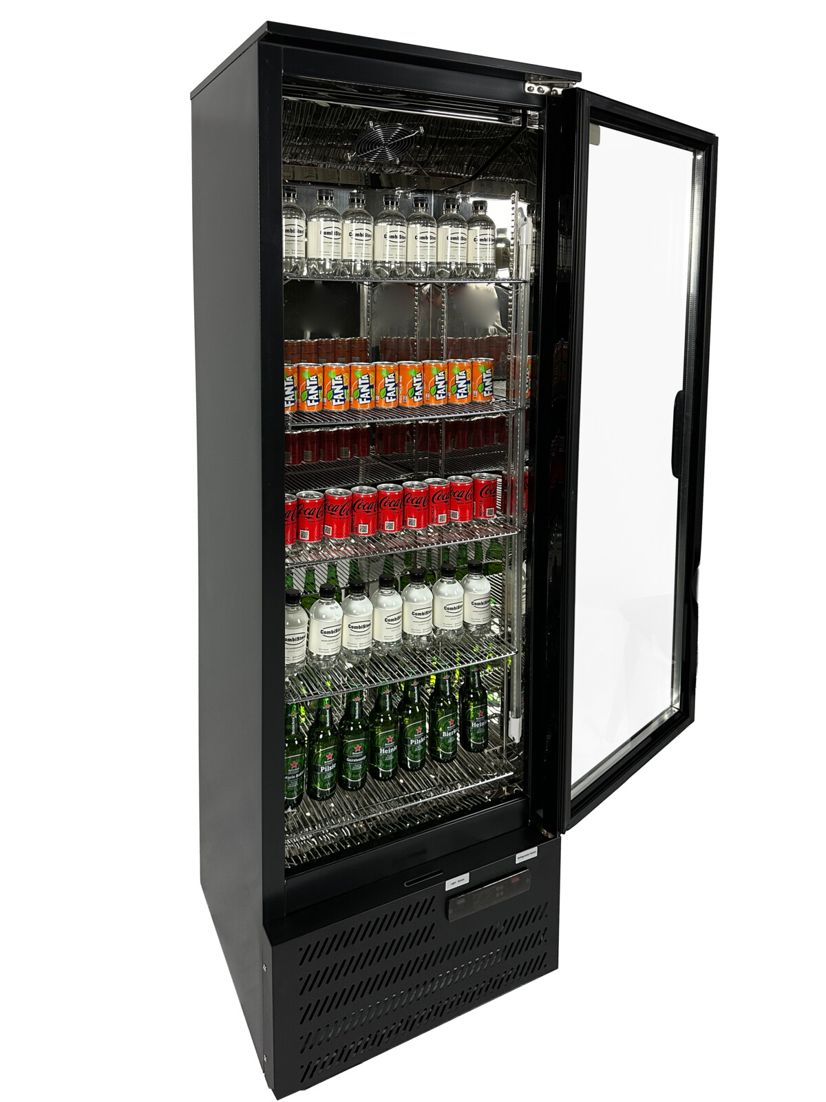 Combisteel Backbar Cooler MVC-293, 293L Black Single Door 4