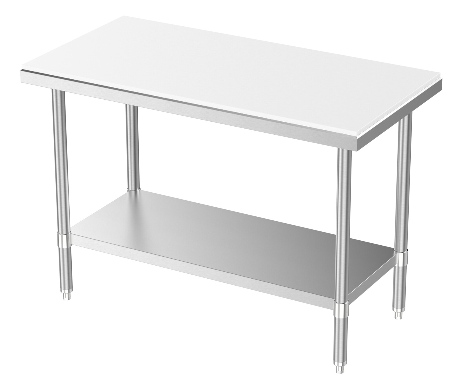 Cutting Worktable 1000x700mm with Bottom Shelf, 150kg Capacity 1