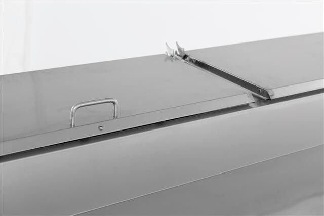 Combisteel Saladette 3 Door Refrigerated Prep Table, 8x1/3 GN 4