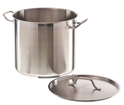 Chefs Heat Deep Stockpot 10L, Ø28cm, Stainless Steel with Lid 2