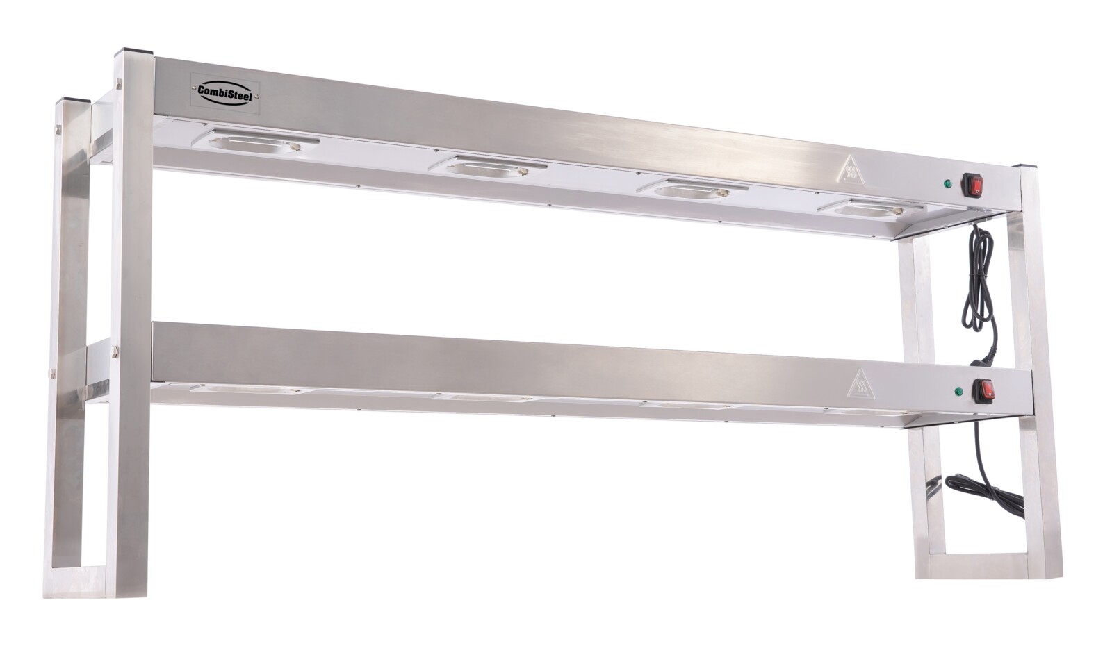 Combisteel Halogen Heated Overshelf 2 Levels, 1500mm, 2.4kW 2