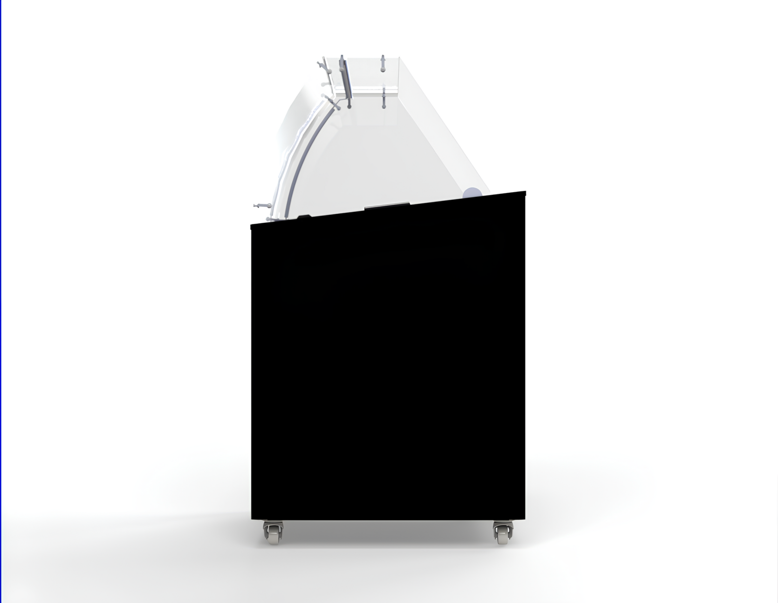 Combisteel Ice Cream Display Corsica Black 6x5L, Static Cooling 5