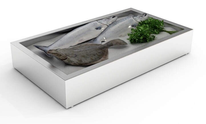 Crushed Ice Bin 3/1 GN, 1042×590mm, Commercial Buffet Insert 2