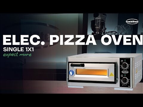 Combisteel Electric Pizza Oven Single 39cm, 3.5kW, Stainless Steel 5