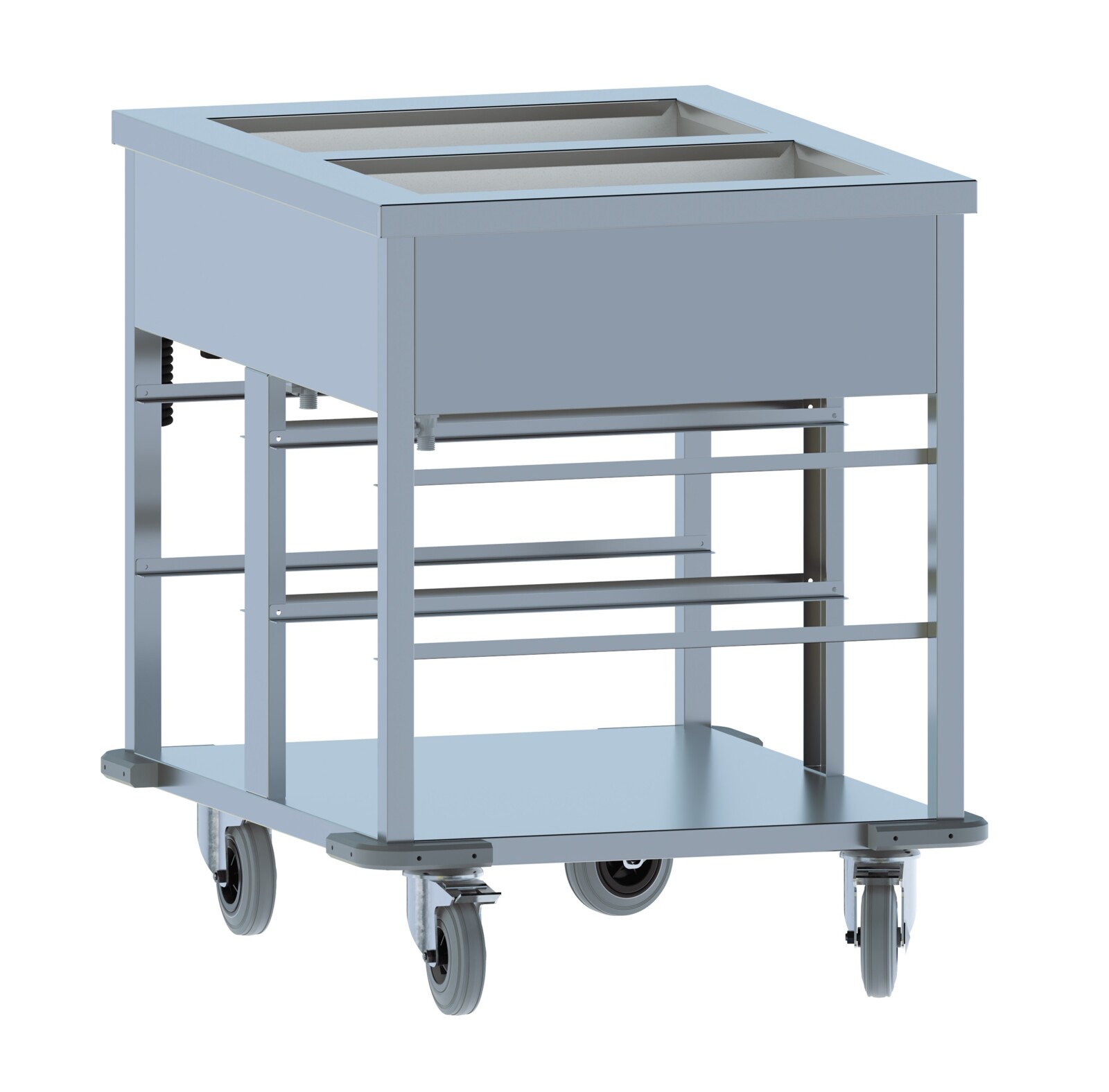 Combisteel Bain-Marie Trolley 2x GN 1/1, Electric, Mobile 5