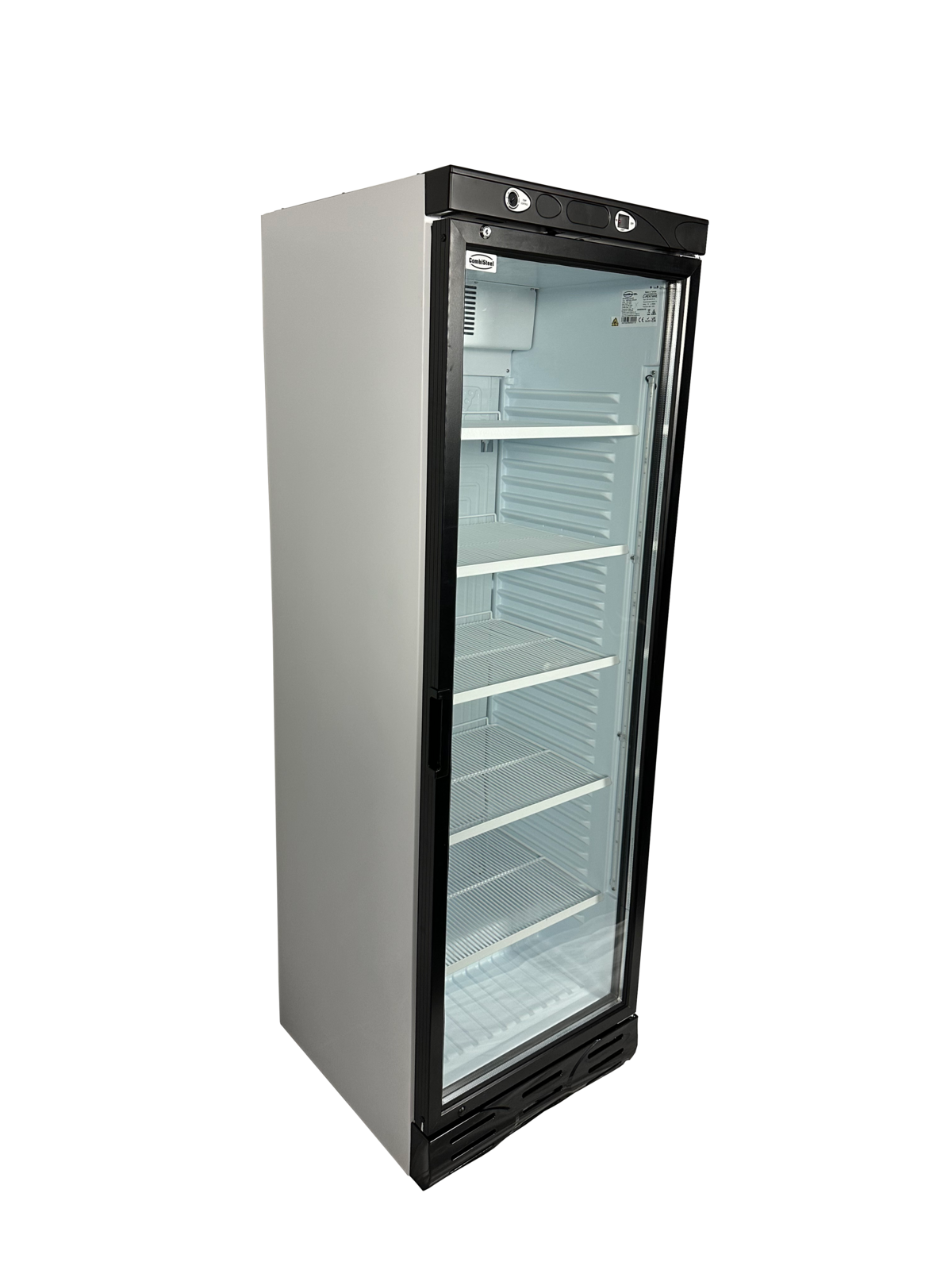 Combisteel Glass Door Refrigerator 382L, LED Display, Static Cooling 3