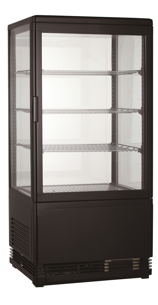 Combisteel Cold Display 68L Black Tabletop Refrigerated Cabinet 1