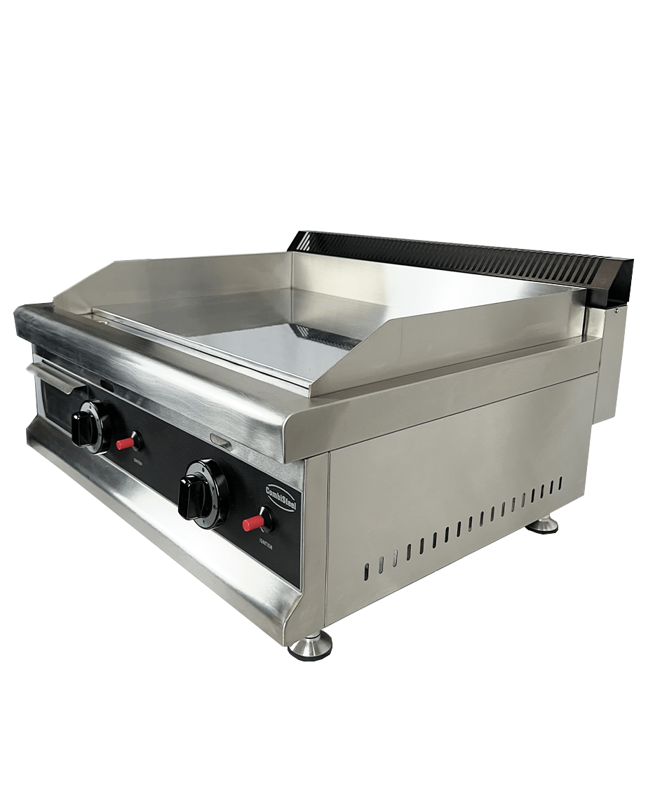 Combisteel Gas Fry Top Chrome 800mm, 6 kW, Tabletop Griddle 6