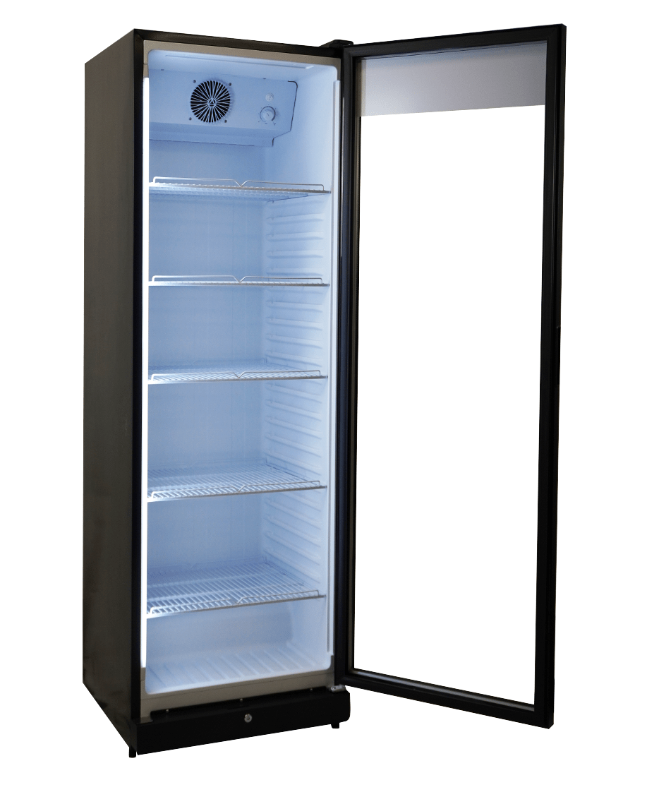 Combisteel PIB-360R Glass Door Refrigerator, 354L, Black 6