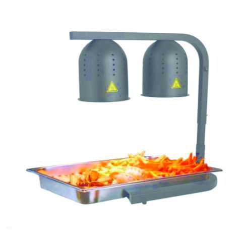 Combisteel Telescopic Heat Lamp, 0.5kW, Height Adjustable 3