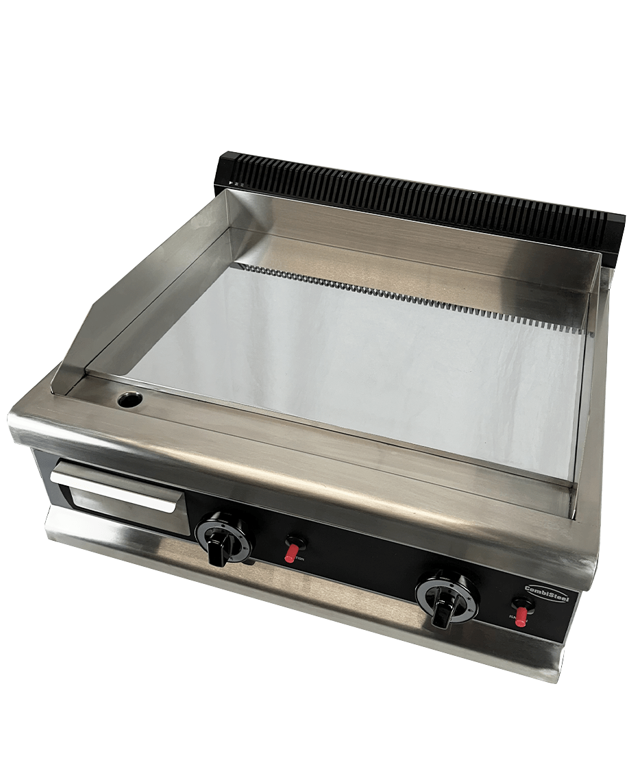 Combisteel Gas Fry Top Chrome 800mm, 6 kW, Tabletop Griddle 5