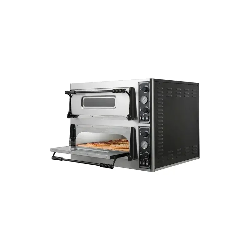 Mazzoni TP6666 Twin Deck Pizza Oven 9.4kW Commercial Electric 1