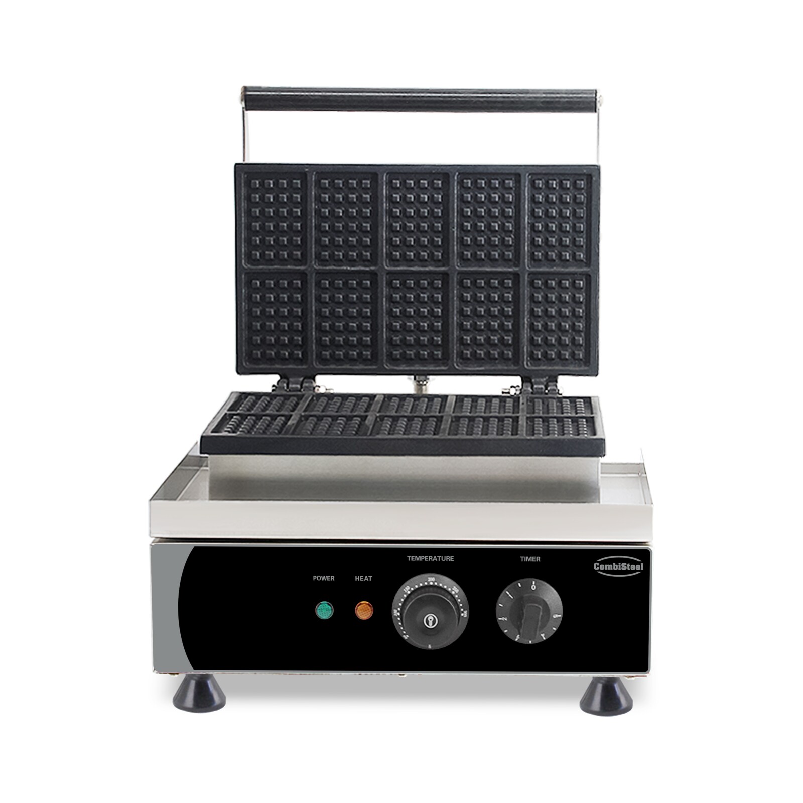 Combisteel Belgian Waffle Iron 10-Piece, 1.75 kW Tabletop 2