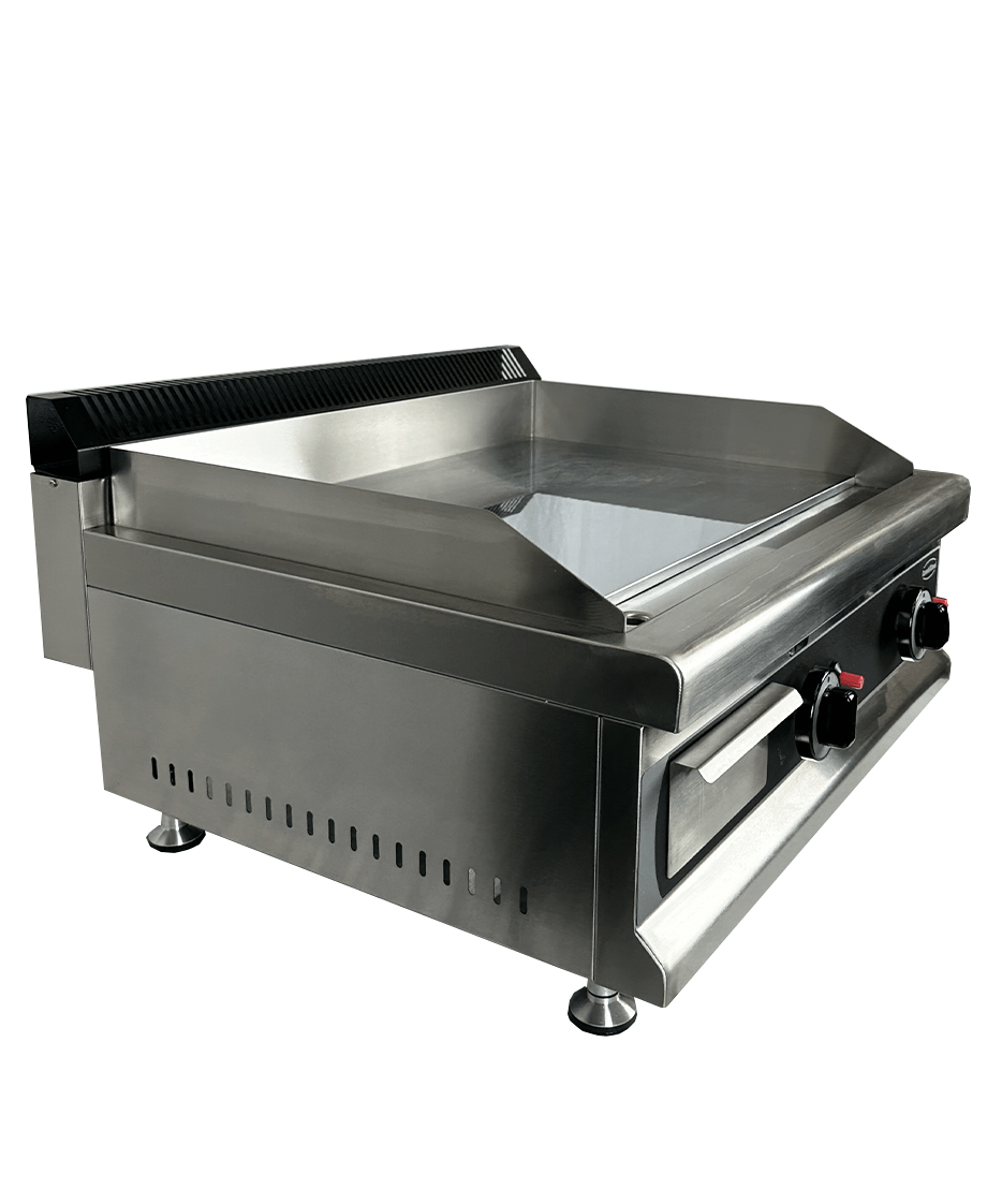 Combisteel Gas Fry Top Chrome 800mm, 6 kW, Tabletop Griddle 3