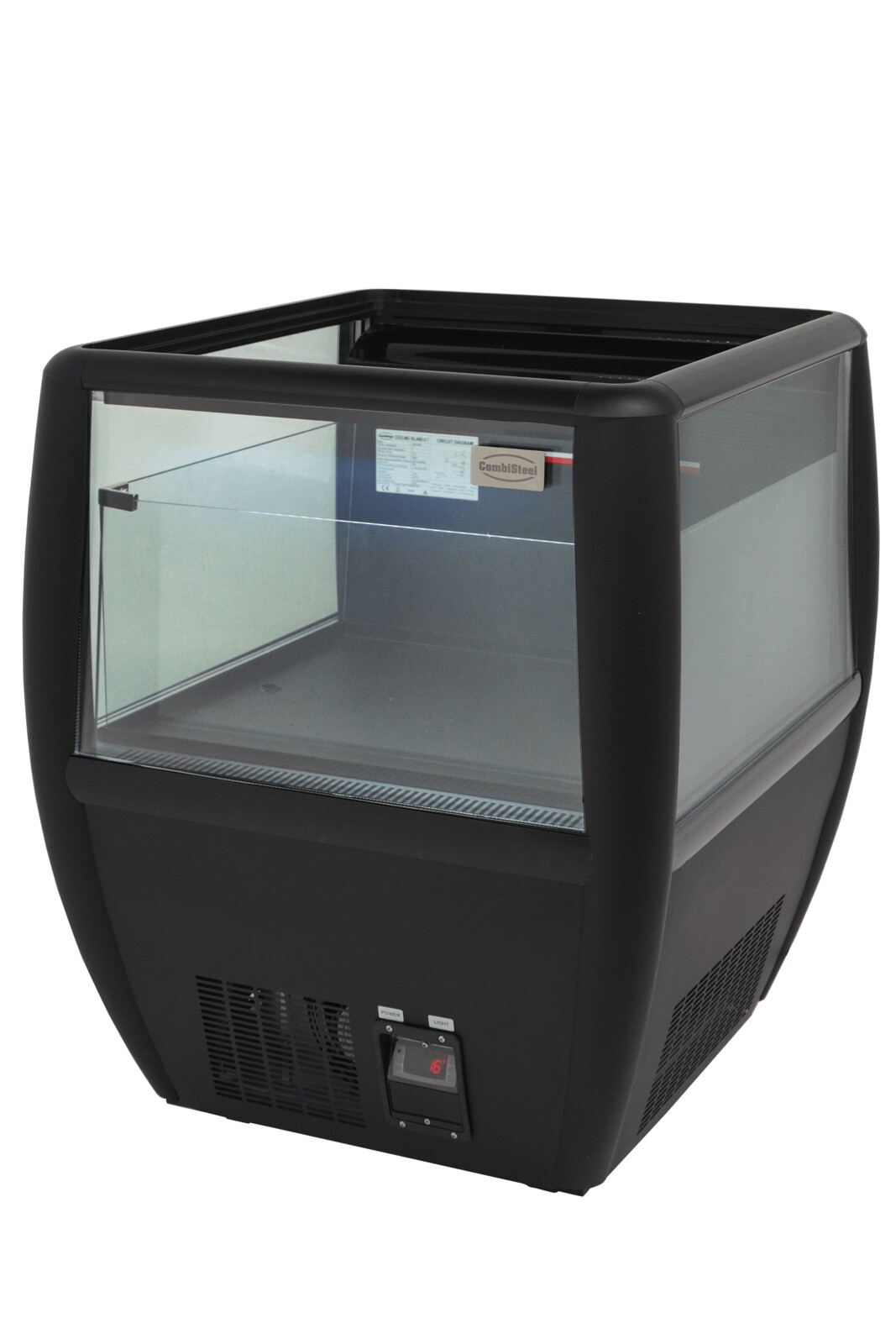 Combisteel Mobile Cooling Island 87L, LED Display Case 2