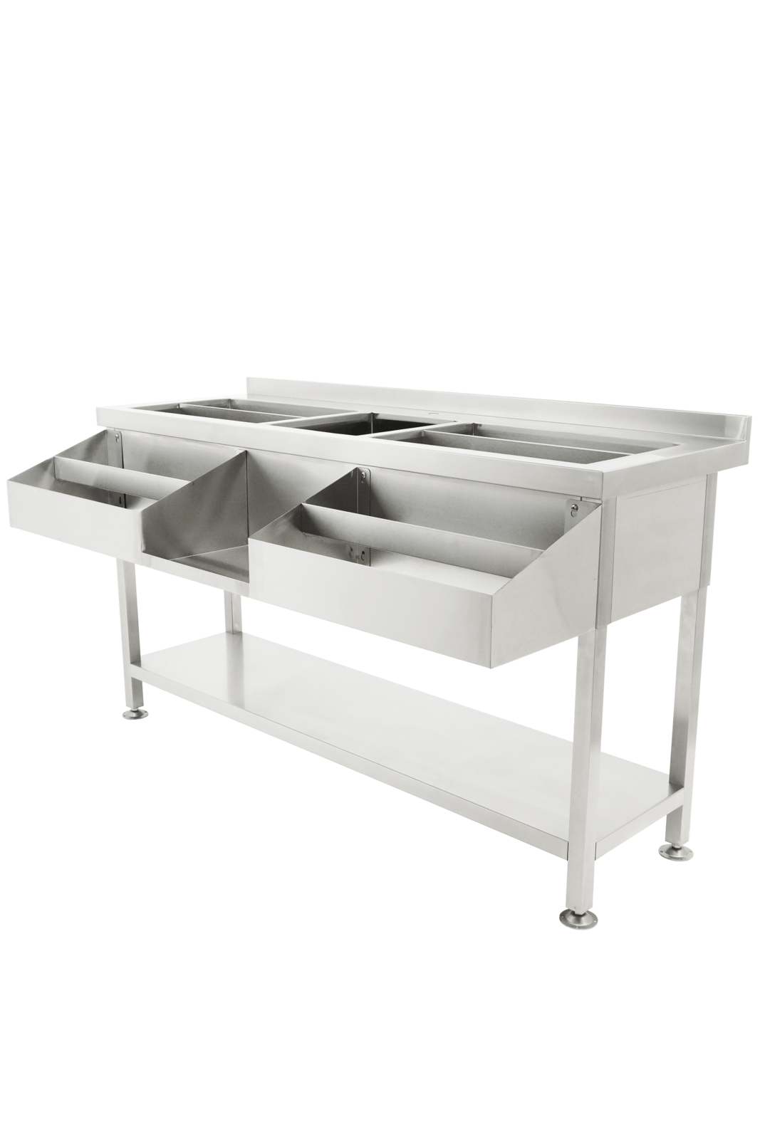 Combisteel Cocktail Bar Station 1600mm with Ice Wells & Speedrail 2