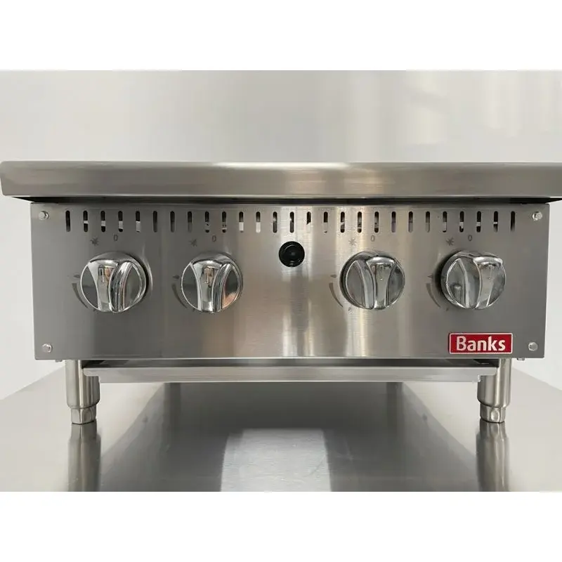 Banks B40H Natural Gas 4 Ring Hob - 25kW Commercial Cooktop 2