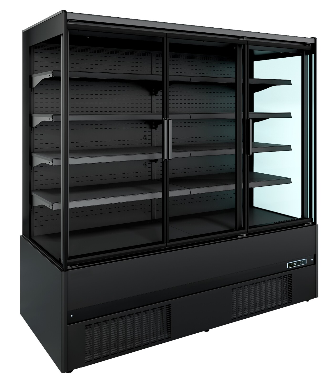 Combisteel Wall Mounted Display Unit Jamie 3 Doors, 613L 1