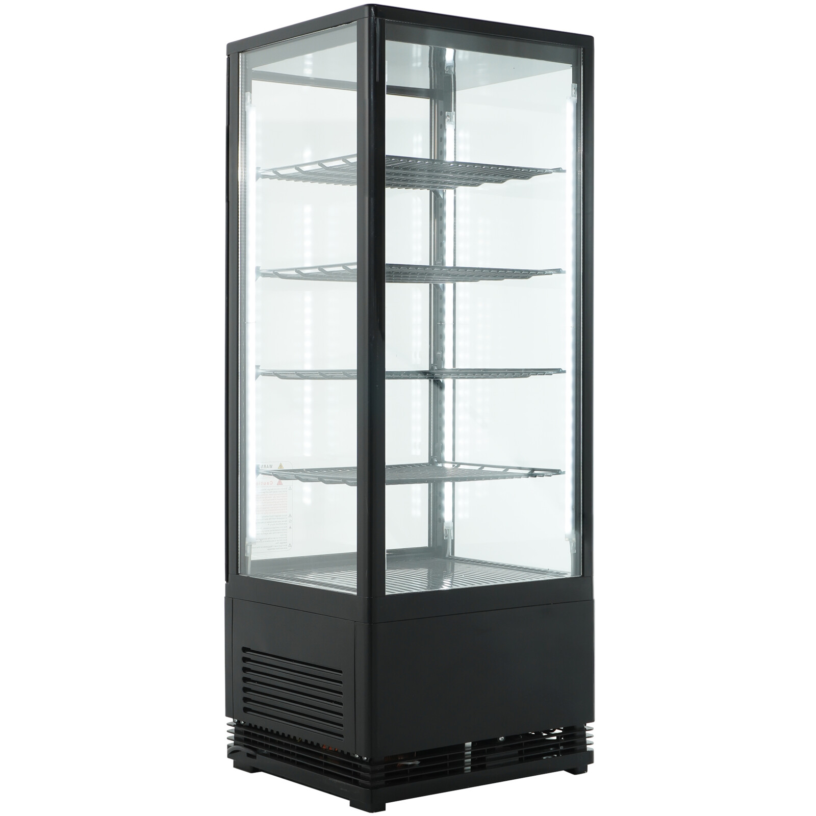 Combisteel Cold Display 98L Black Tabletop Refrigerated Showcase 4