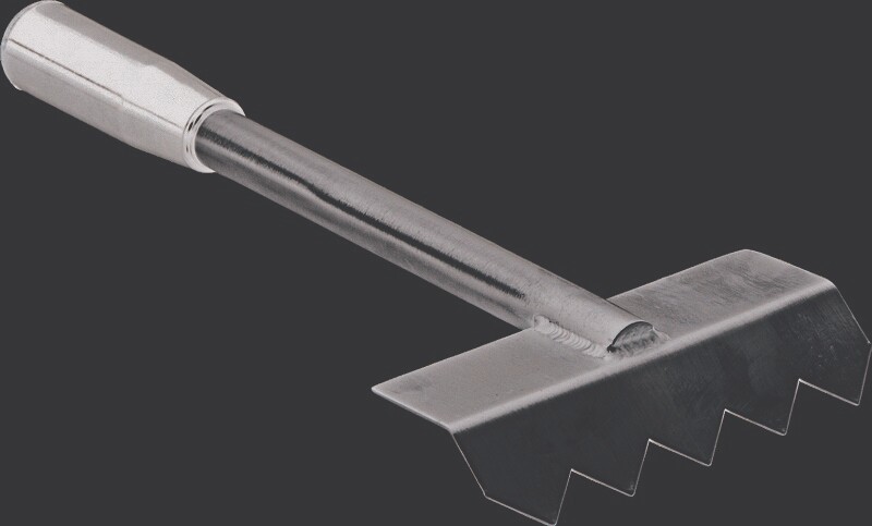 Combisteel BASE 700/900 Scraper for Lava Stone Grill Grooved 1