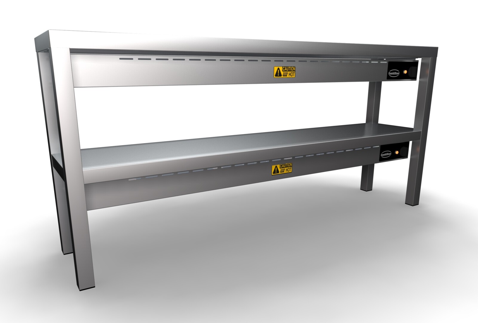 Combisteel Ceramic Heated Overshelf 2 Level, 1400mm, 8x250W 2