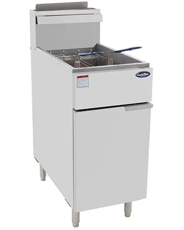 Cookrite CGF3-LPG Gas Fryer 32L 21kW Cast Iron Burners 1