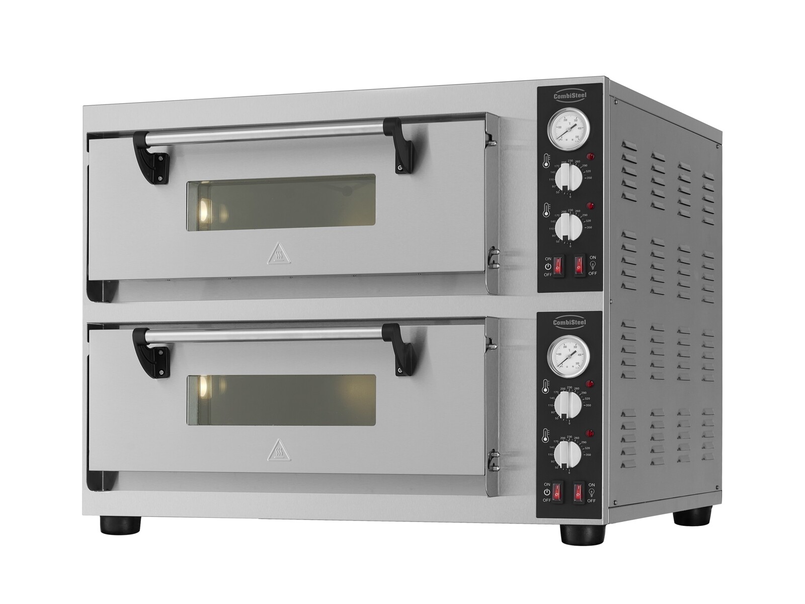 Combisteel Electric Pizza Oven Double 2x4, 8.4kW, 8 Pizzas 1