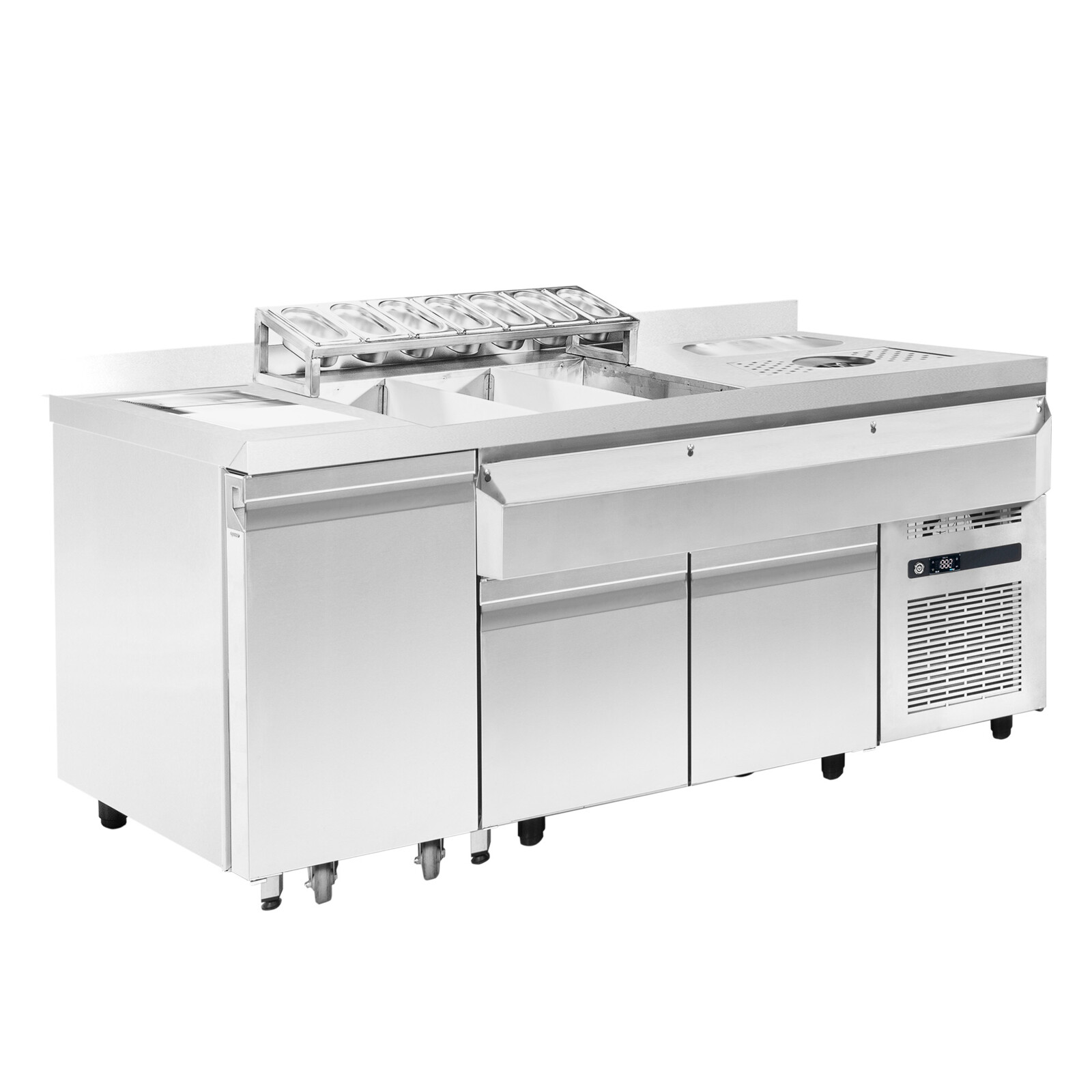 Combisteel Refrigerated Cocktail Bar Station 3 Drawer, 1790mm 1