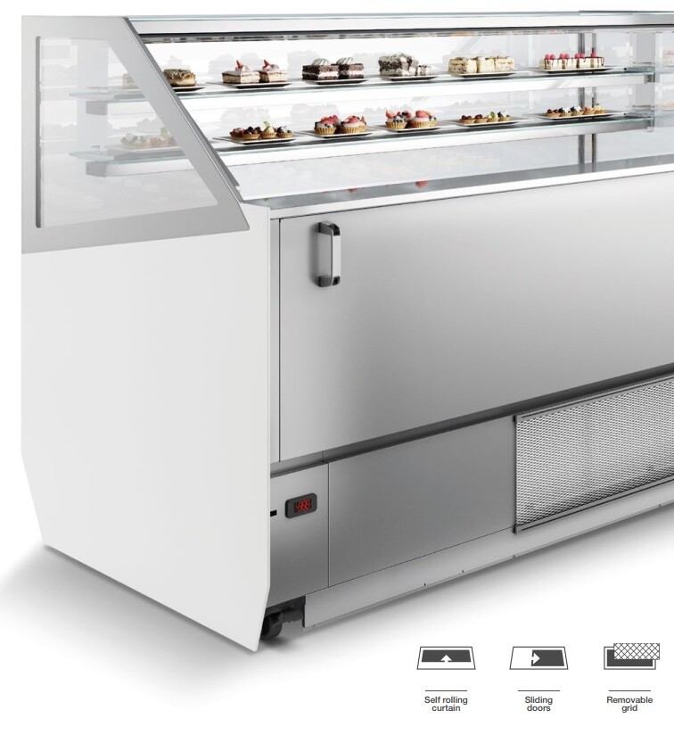 ISA Ice Cream Display Millenium 20, 1080L Capacity, LED Lighting 3