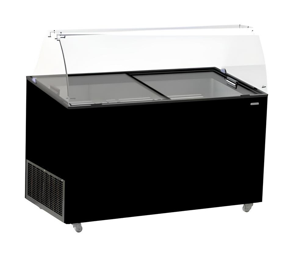 Combisteel Ice Cream Display Tenerife Black 10x5L Static Cooling 1