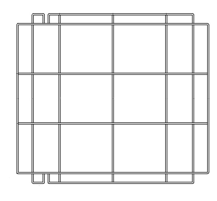 Combisteel Stainless Steel Bottom Grid 572x648mm 1