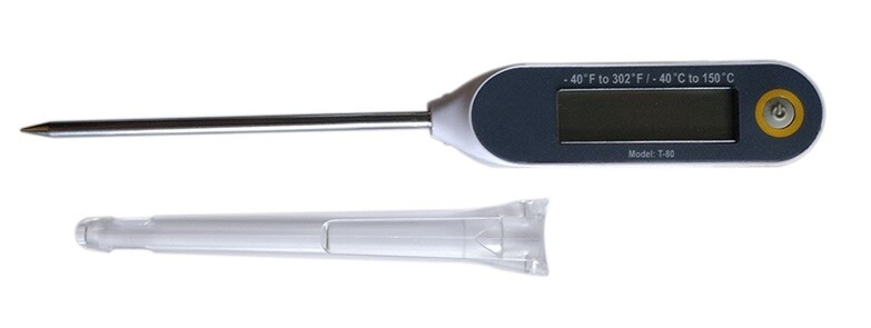 Waterproof Digital Pocket Thermometer, ±0.5°C Accuracy 1