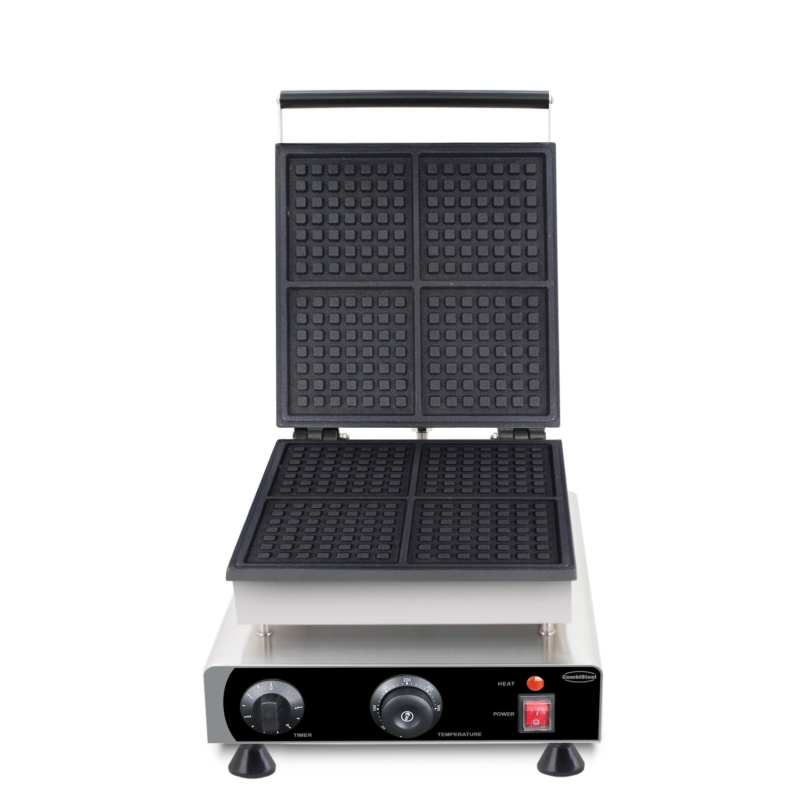 Combisteel Square Waffle Iron 4-Piece, 1.75kW Tabletop 3