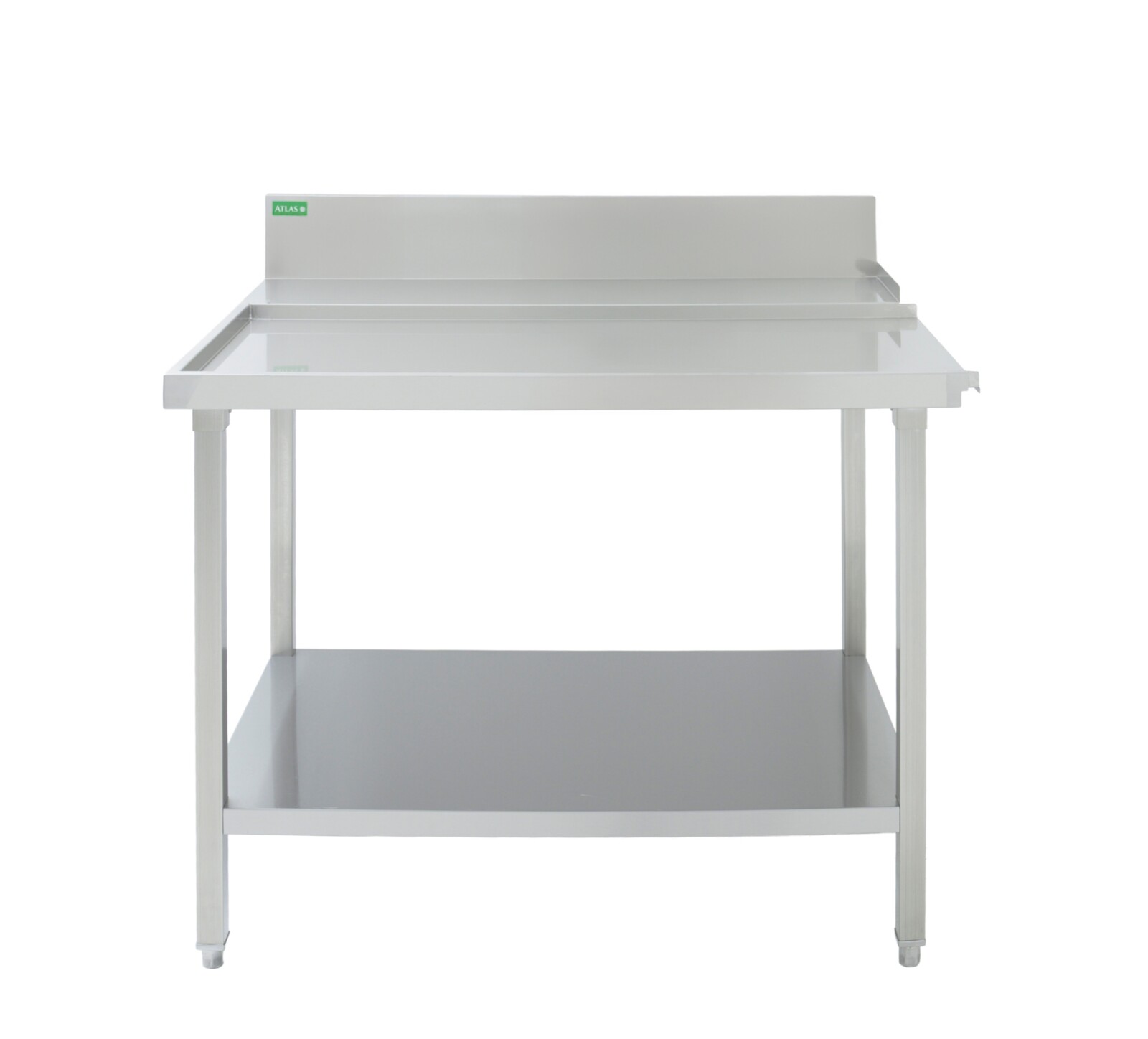 Atlas DETR1100 Dishwasher Exit Table Right-to-Left 1100mm 1