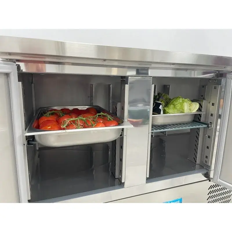 Unifrost SA136G 3 Door Saladette 230L GN1/1 Commercial Refrigerator 3