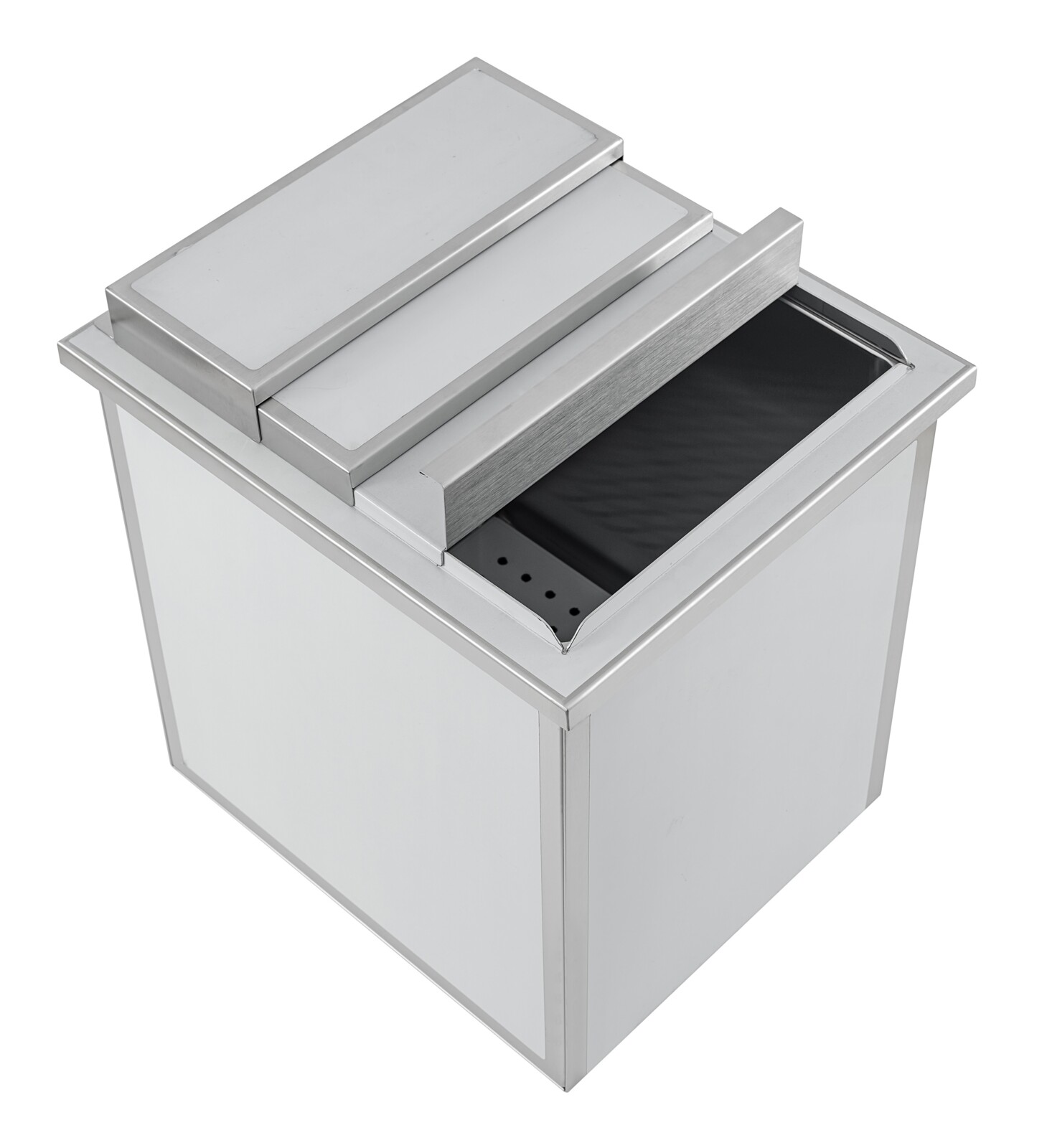 Combisteel Stainless Steel Drop-In Ice Bin 380x446mm 1