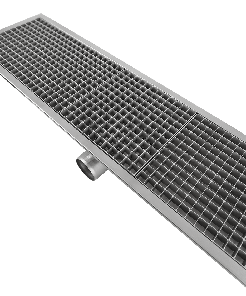 Combisteel Floor Grid 1181x300mm, Stainless Steel Drainage 5