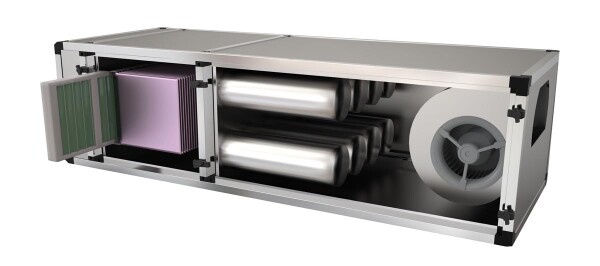 Combisteel Air Cleaner 1500m³/h, 8 Filter System Commercial 1
