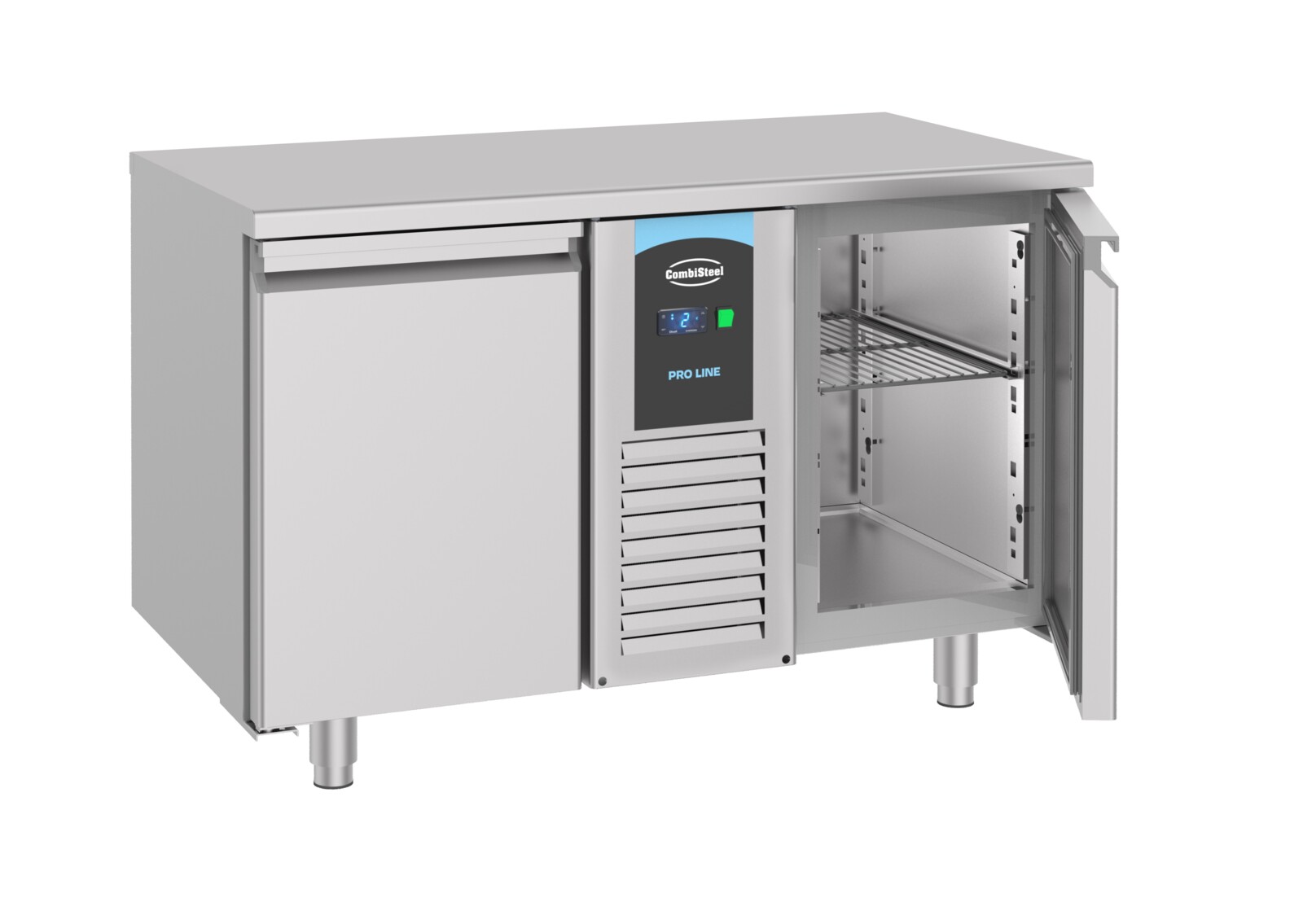Combisteel 700 Series Refrigerated Counter 2 Doors, 281L Capacity 2