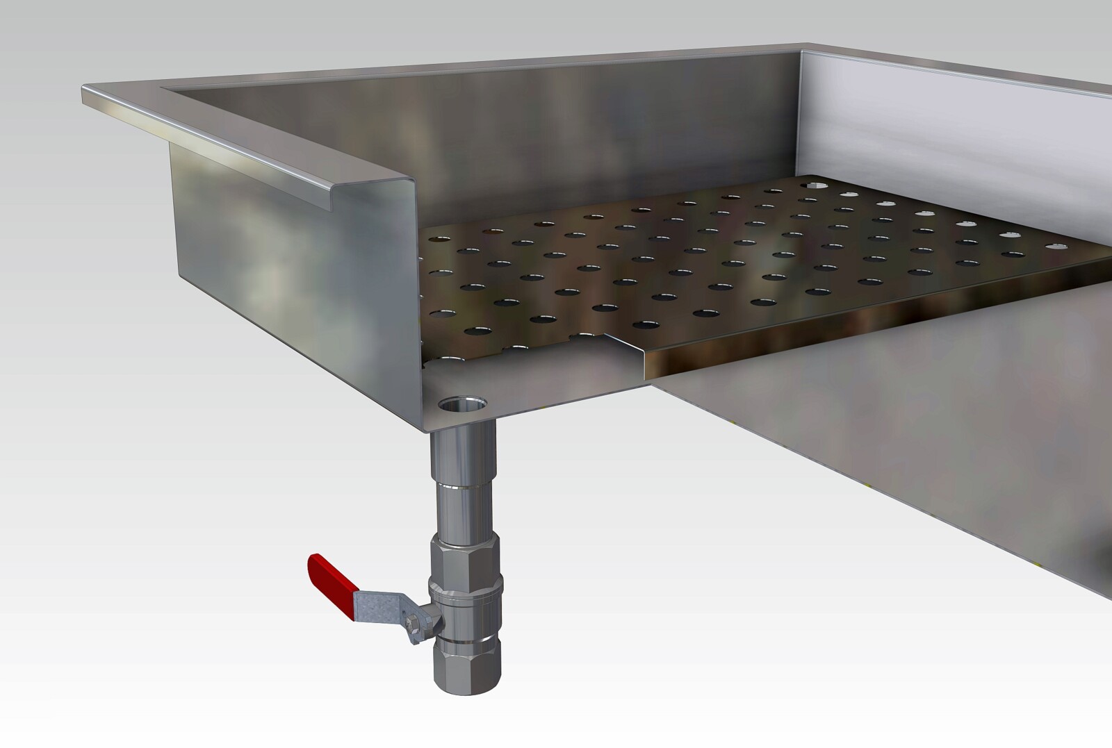 Crushed Ice Bin Drop-In 3/1GN, 1042mm Wide 2